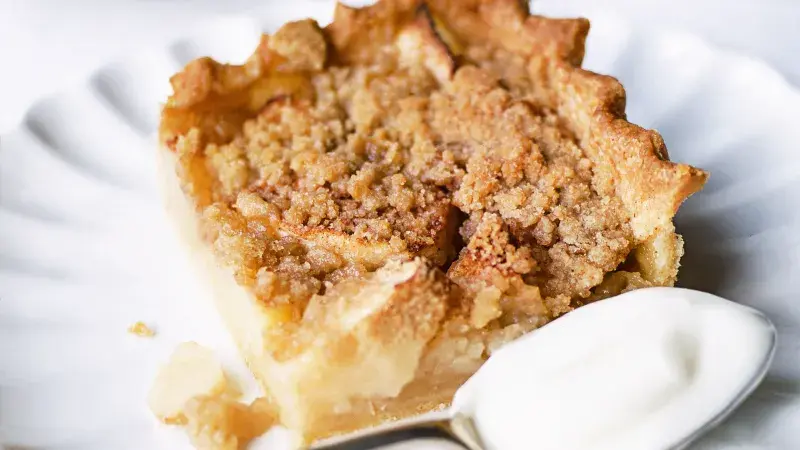 Drobenkový jablečný koláč