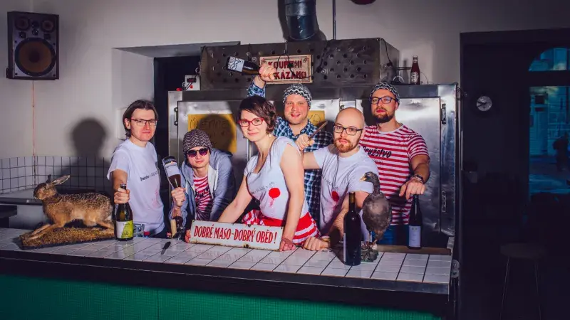 Družstvo wine pop-up #6: Natural Born Butchers