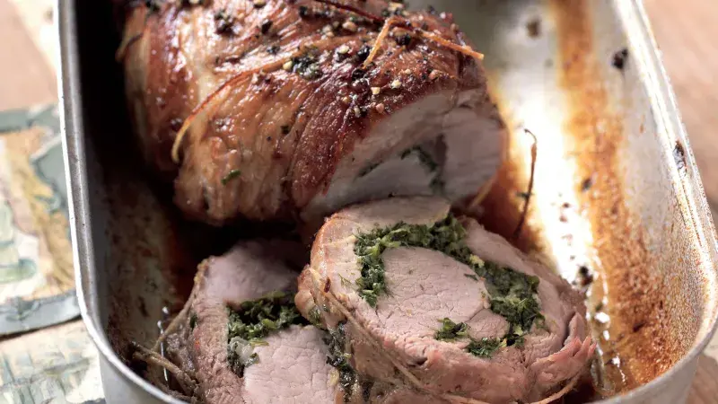 Dvojitá pečeně na tymiánu a petrželce