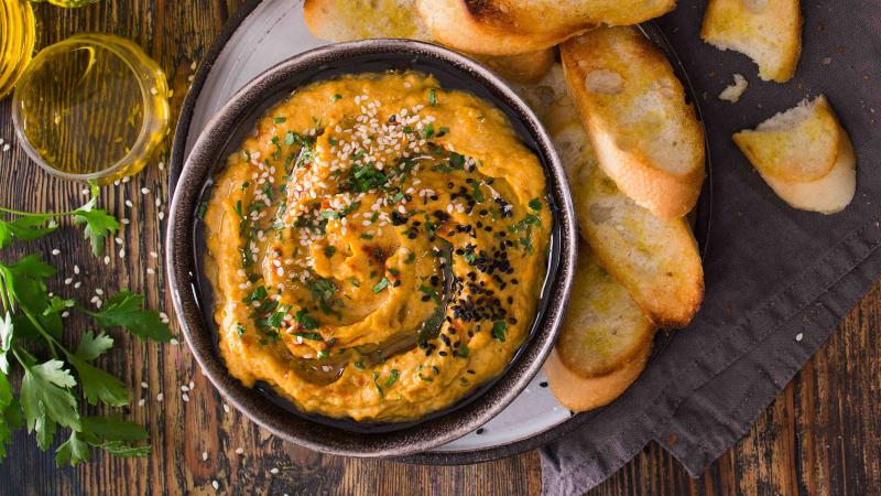 Dýňový hummus