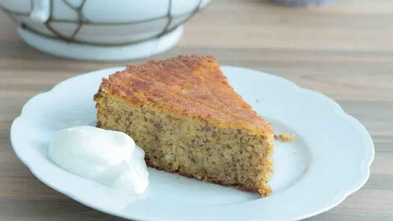 Jednoduchý dýňový koláč s mandlemi