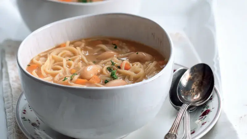 Fazulovica (čili fazolová polévka s nudlemi)