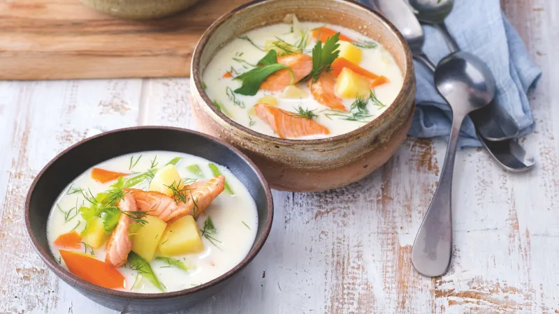 Finská rybí polévka