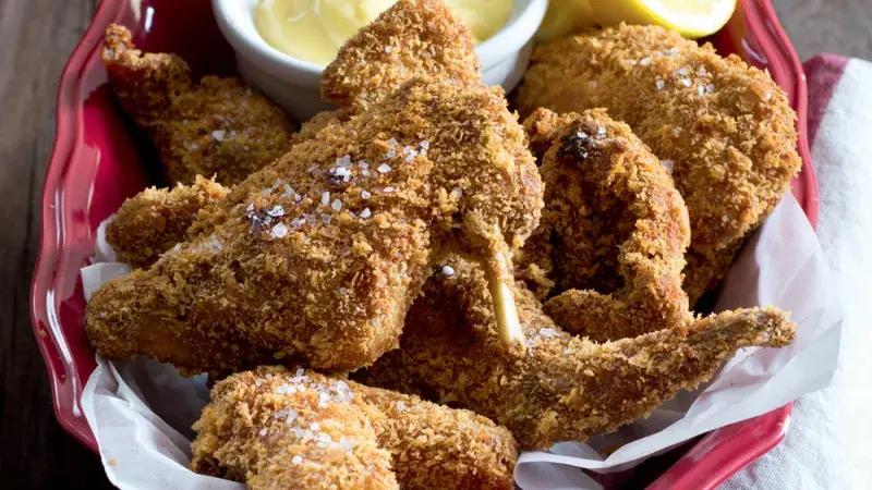 Obalované králičí řízky