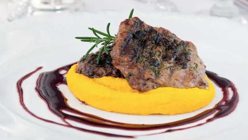 Dýňové pyré se šalvějí