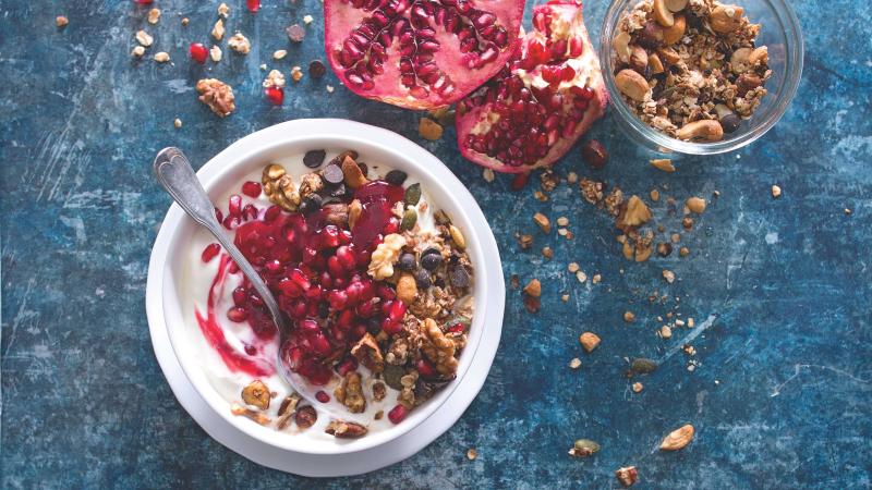 Granola s banánem