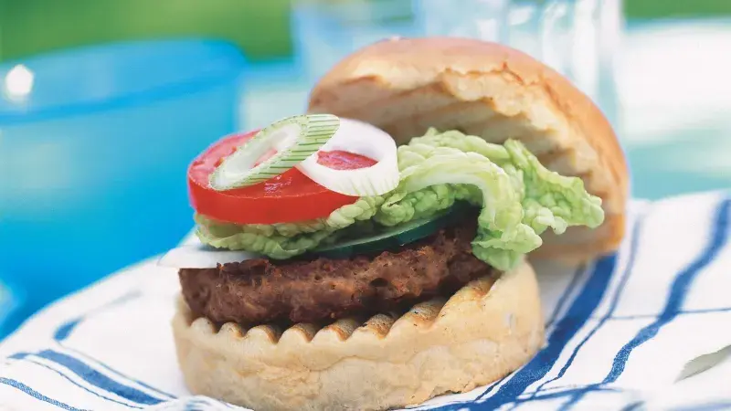 Grilované hamburgery