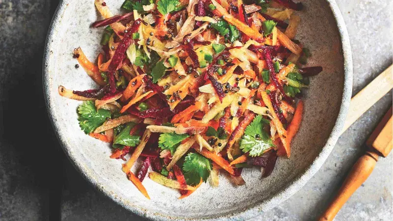 Gudžarátský mrkvový salát