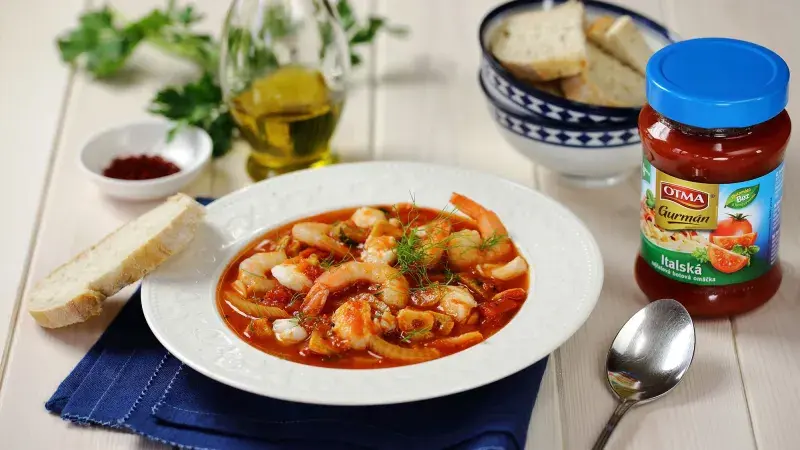 Středomořská rybí polévka s fenyklem