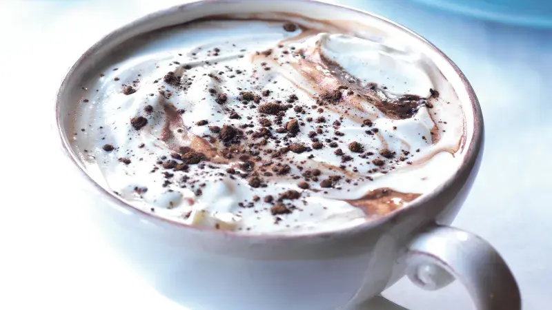 Krémová horká čokoláda