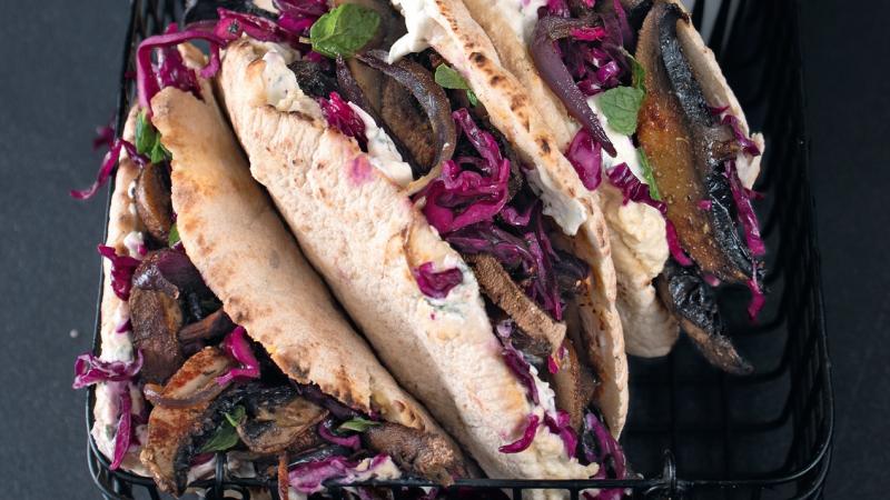 Houbový gyros