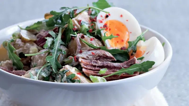 Hovězí salát s křenem