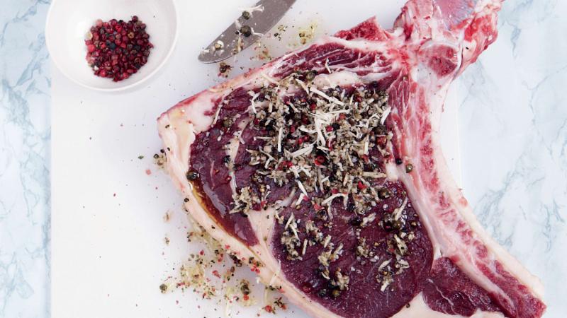 Hovězí steak s pepřem