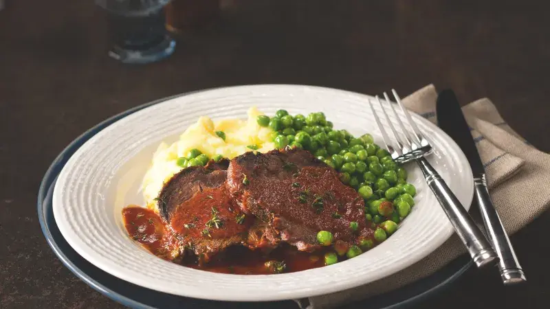 Pomalu pečené hovězí na balzamiku