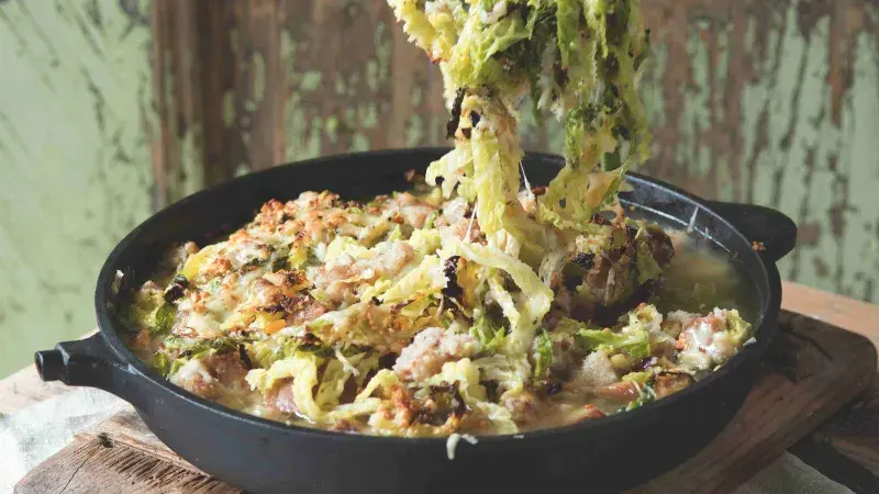 Hustá kapustová polévka z údolí Aosty