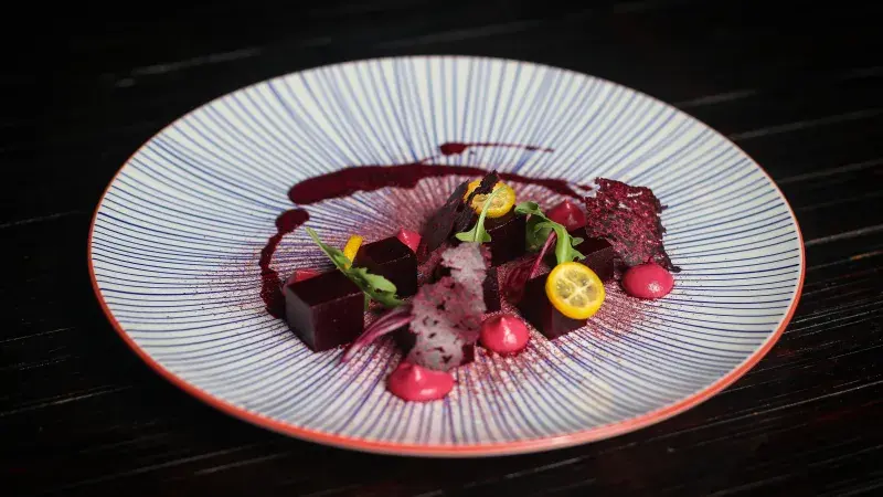 Ceviche z červené řepy