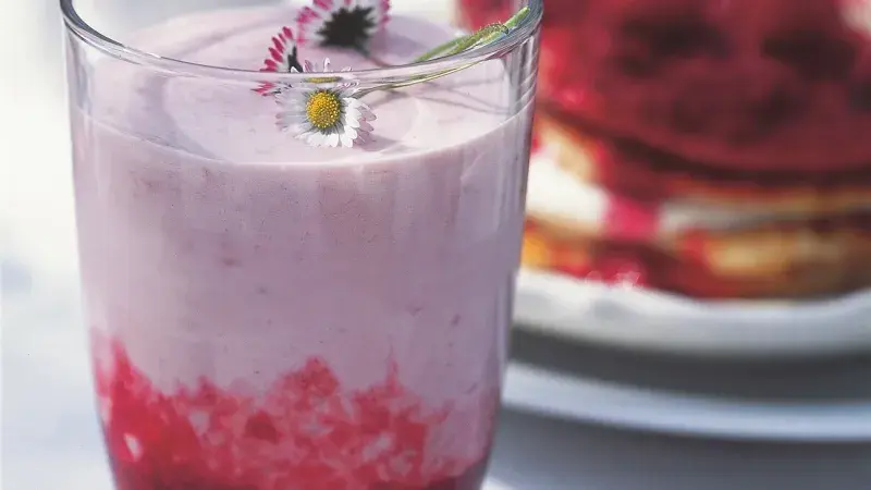 Jahodový koktejl