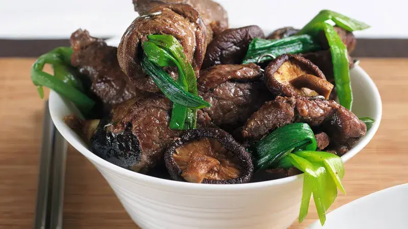 Japonské závitky negimaki