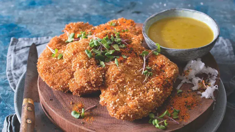 Japonský vepřový řízek s kari omáčkou