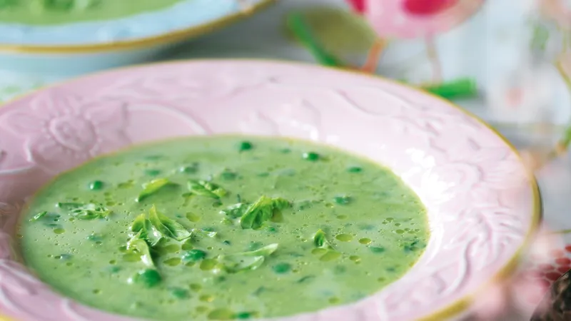 Jarní hrášková polévka