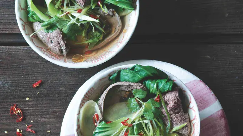 Játrová polévka po čínsku