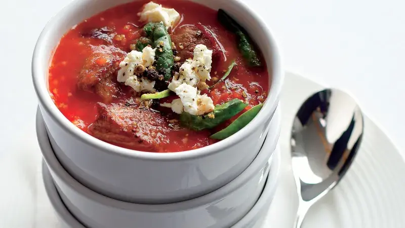 Jehněčí polévka s kuskusem