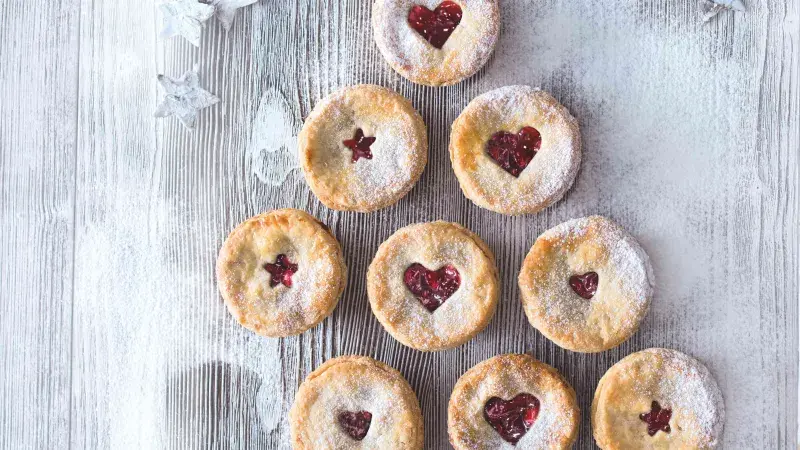 Koláčky s brusinkovou náplní