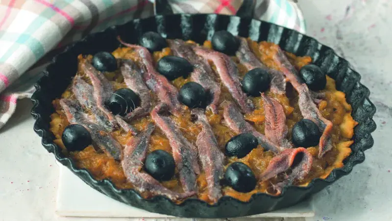 Pissaladière se sardelkami