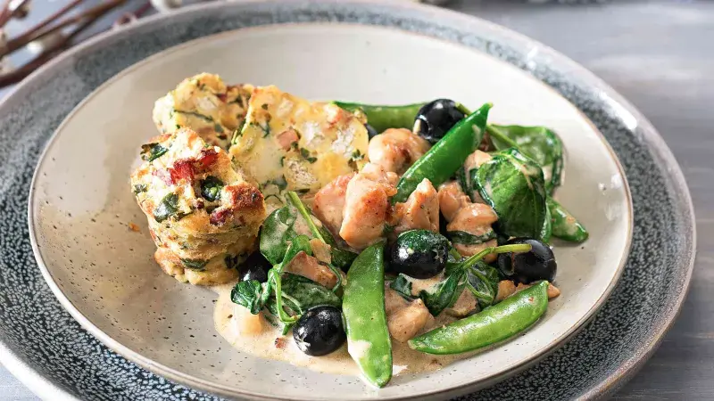 Králičí ragú s mandlovou nádivkou podle Tita Eliáše