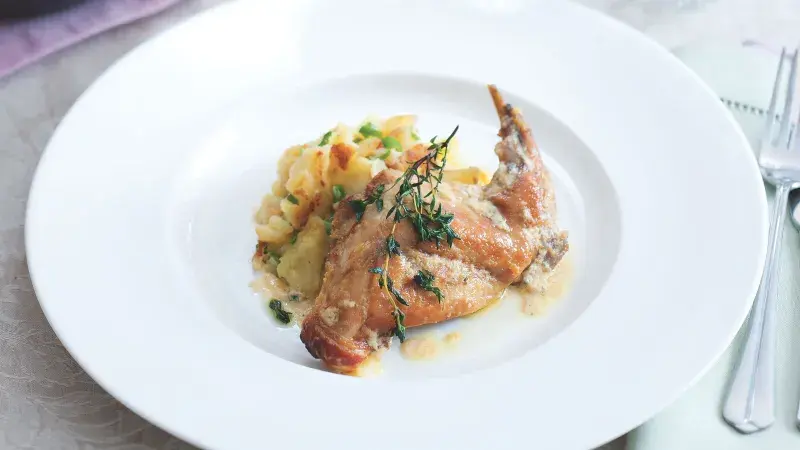 Králík na hořčici