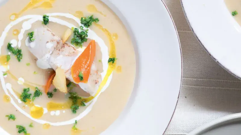 Krémová rybí polévka