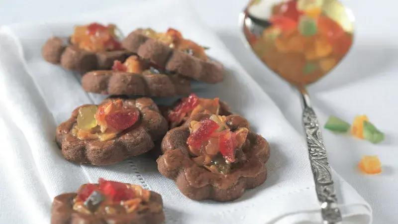 Krokantové kytičky