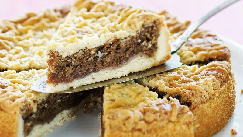 Křupavý ořechový koláč