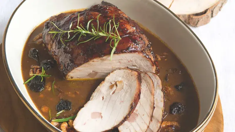 Krůtí pečeně na černo