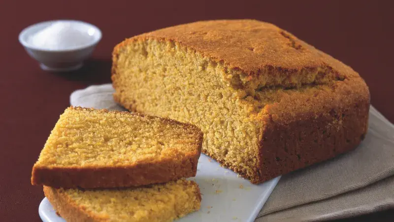 Kukuřičný chléb s javorovým sirupem