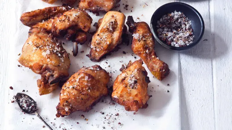 Kuře se sečuánským pepřem a solí