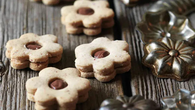 Kytičky s čokoládovou náplní