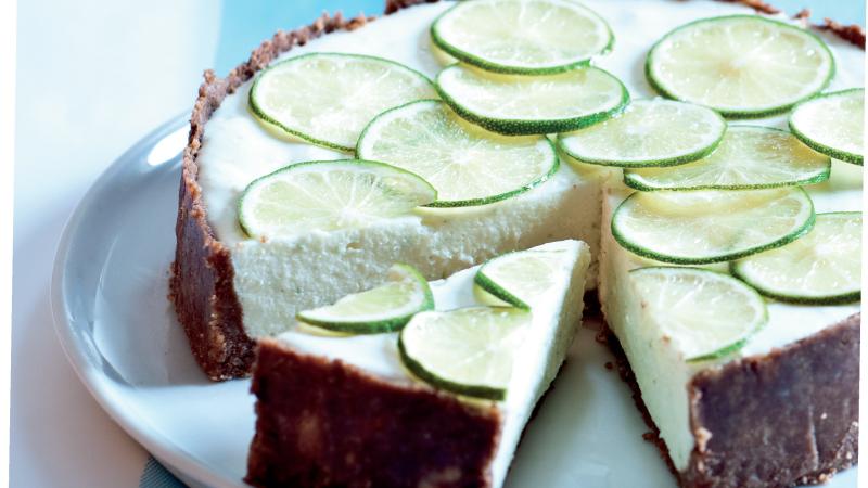 Limetkový cheesecake