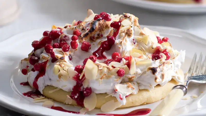 Linecké koláčky s brusinkovou náplní