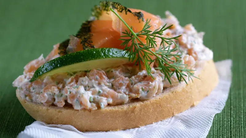 Lososové chlebíčky