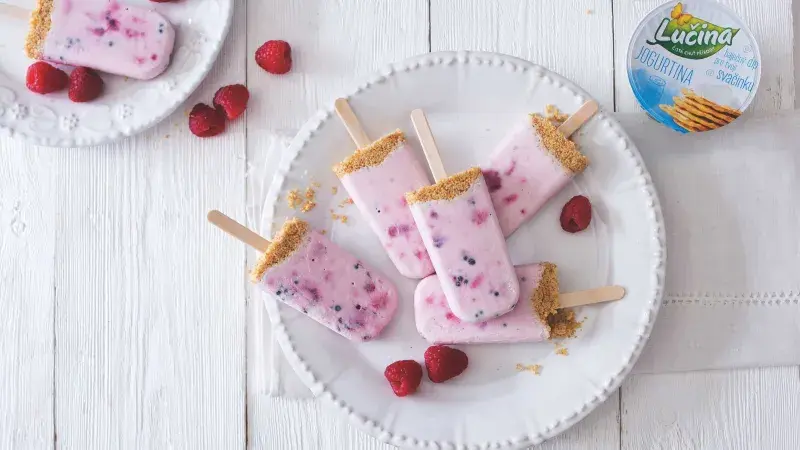 Svačinové nanuky s Lučinou Jogurtina