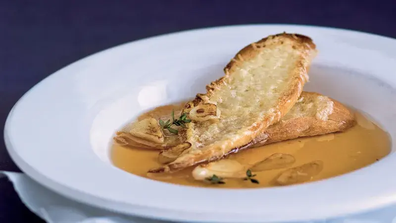 Luxusní španělská česnečka