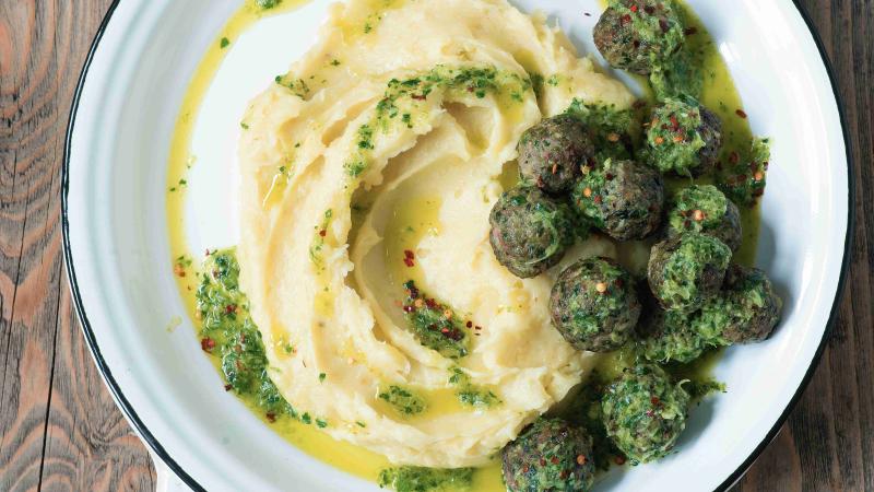 Masové koule & omáčka chimichurri