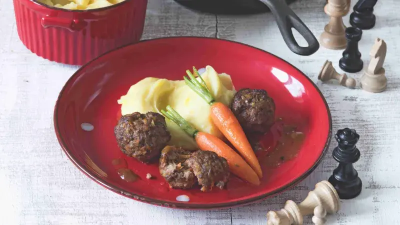 Masové kuličky s mrkví