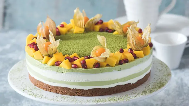 Matcha cheesecake