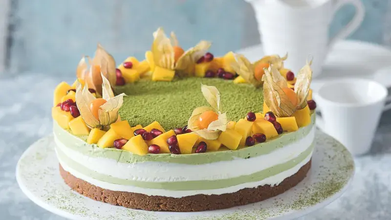 Matcha cheesecake