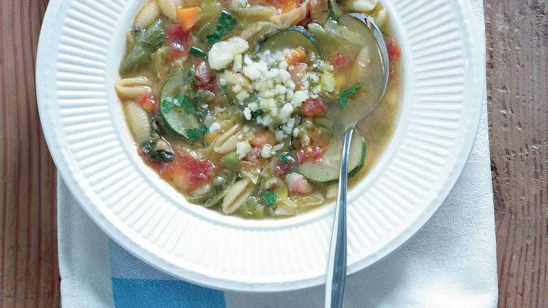 Minestrone s pancettou