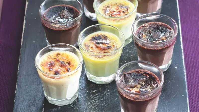 Mini crème brûlée