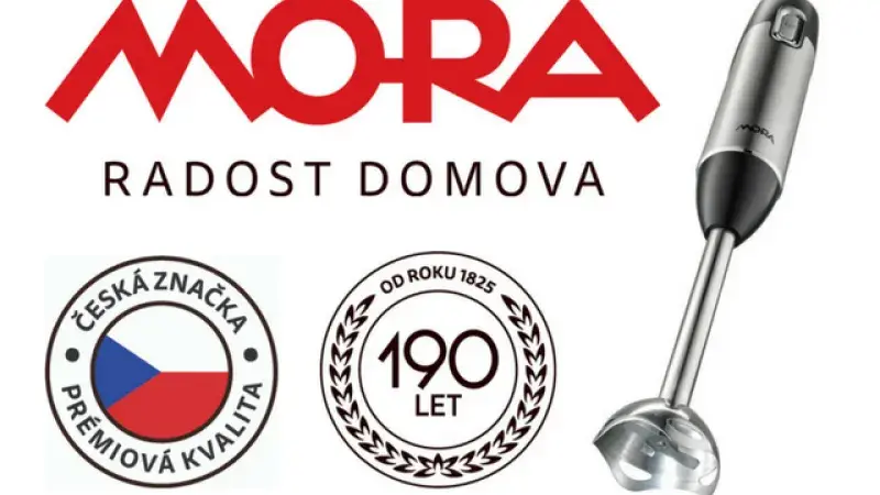Vyhrajte tyčový mixér MTP 600 X značky Mora!