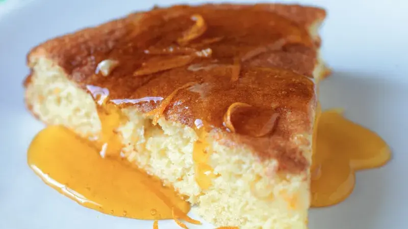 Moučník plný pomerančů